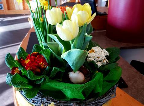 Osterdeko im Hause Symbolfoto